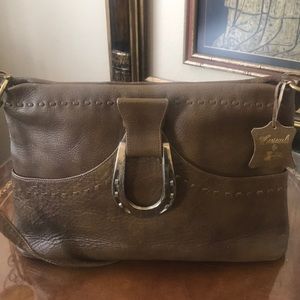 Vintage Justin Casual horseshoe bag